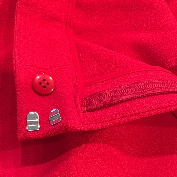 Tahari ASL Vibrant Red Trousers - Picture 8 of 9